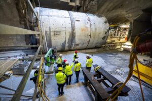 Tunneldurchschlag Tunnelvortriebsmaschine